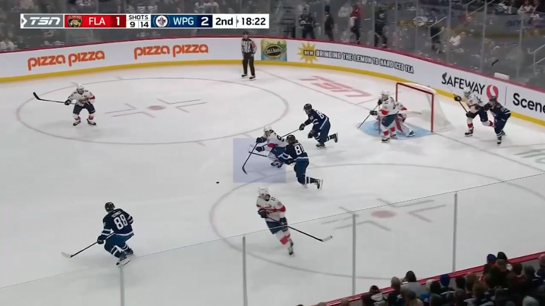 Stick Lift & Strip Puck by Kyle Connor